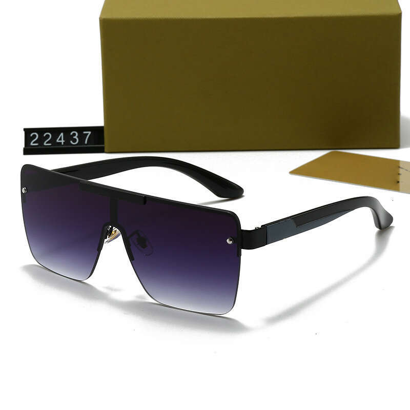 New Large Unisex Square Frame Driving Travel Vacation Fashion Casual Sunglasses 22437