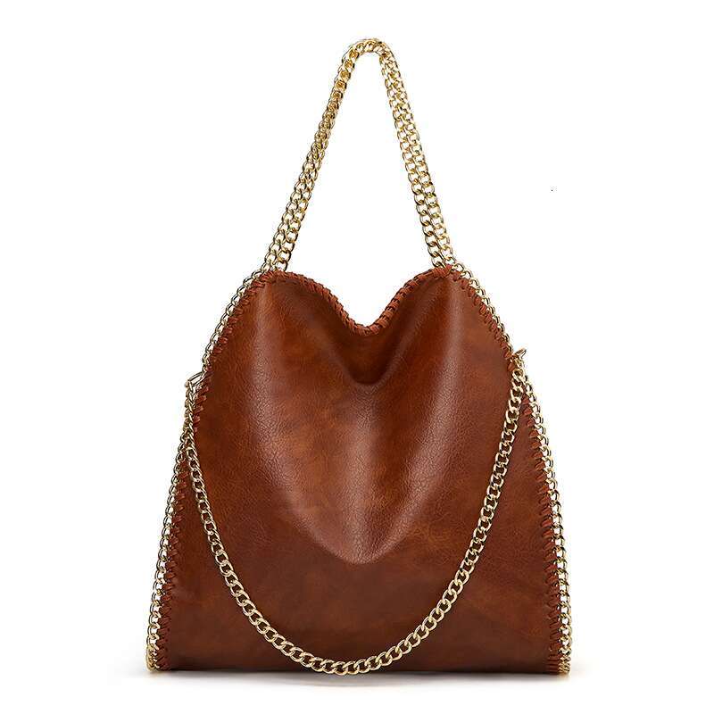 2025 Vintage Bags New Large Stella Stack Chain Portable Shoulder Women's Bag European And American Fashion M Same Style