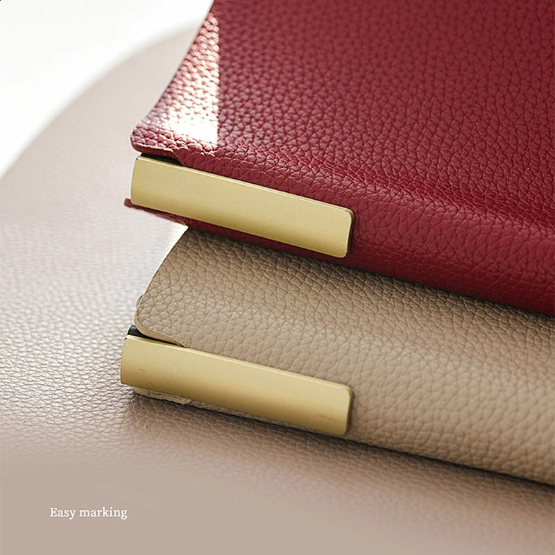 Engrave Name PU Leather Notebook A5 Business Office Student To Do List Personalized Simple Diary Books Stationery Gift250906