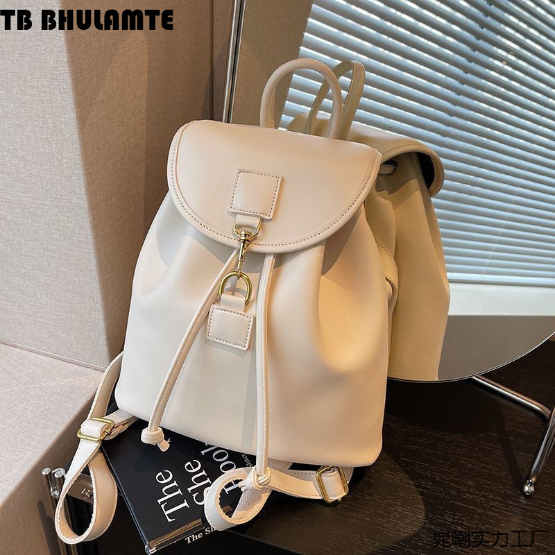 Free Shipping Designer Bag Backpack Luxury Bag For Women New Trendy Travel Small Niche Bag High-end Leather Casual Travel School Bag