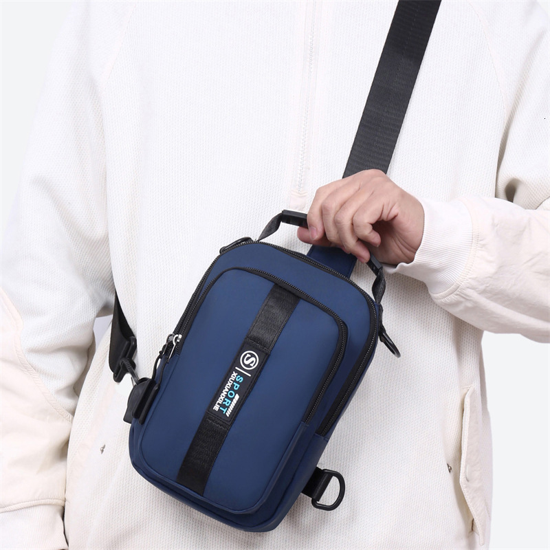 New Men S Chest Bag Large Capacity Business Free Shipping Travel Single Shoulder Luxury Bag Designer Bag Crossbody Bag Multi Compartment Casual Versat