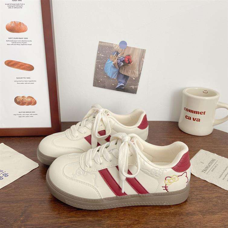 Niche German Training for Women 2025 New Spring Student Sneakers Versatile Chic Casual Sports White Shoes