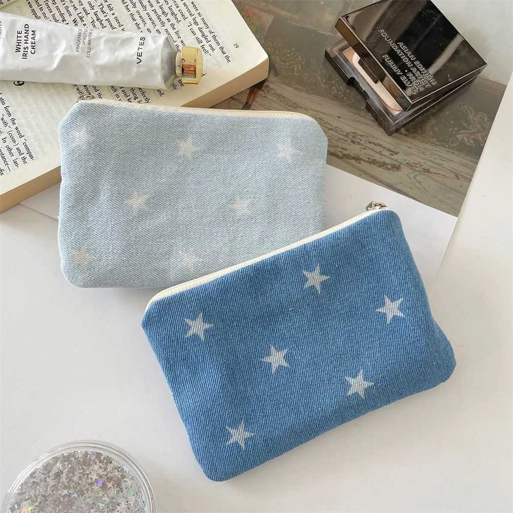 Cute Cowboy Star Travel Small Cosmetic Lipstick Earphone Key Storage Bag Purse Women Makeup Handbags Wallet Pouch Bags OrganizerXJ250910