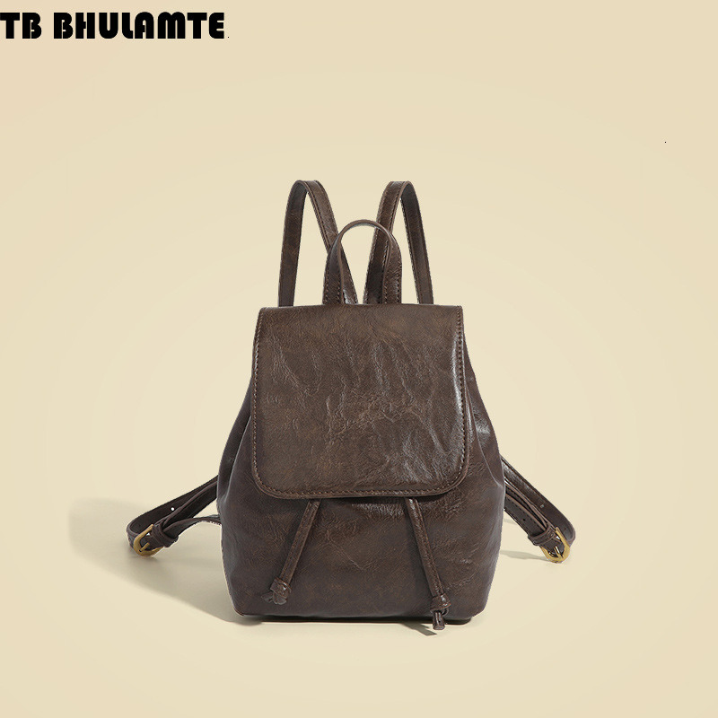 Free Shipping Designer Bag College Wind Backpack Luxury Bag 2025 Spring Summer New Backpack High-end Leather Double Shoulder Bag Small Backpack For Wo