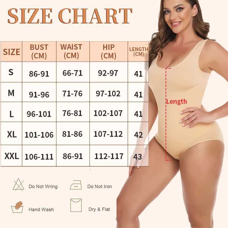 Bodysuit Women Shapewear Tummy Control Butt Lifter Body Shaper Smooth Invisible Under Dress Slimming Underwear Low Neck Jumpsuit W250910
