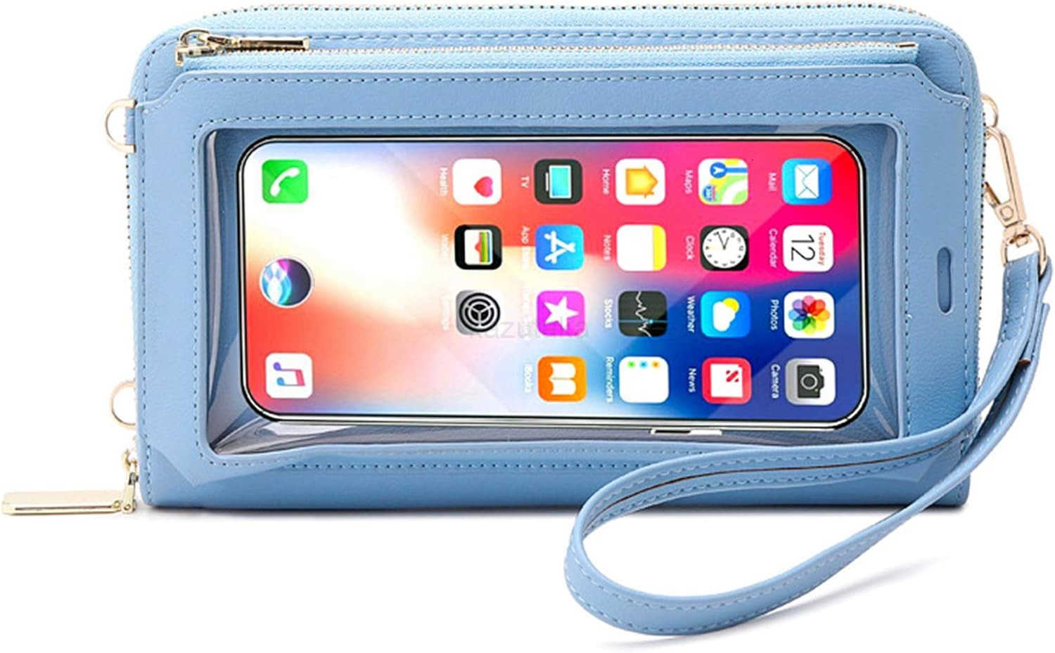 Women Touch Screen Purse Small Crossbody Phone Bag RFID Protection Wristlet Cell Phone Wallet Z250910