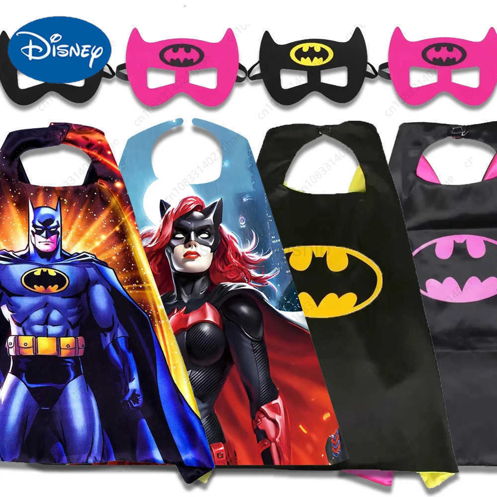 Disney Disney Marvel Superhero Batman Kids Halloween Mask Cape Cloak Cosplay Xmas Masquerade Cloaks Toys Costume Child Party GiftsXJ250910