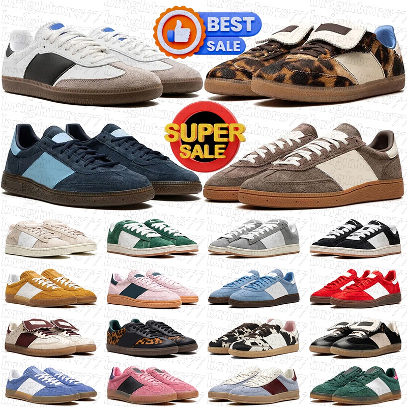 designer shoes men women outdoor flat sneakers leopard suede leather with box mens trainers Brown Pink Black White Grey Navy Blue Green