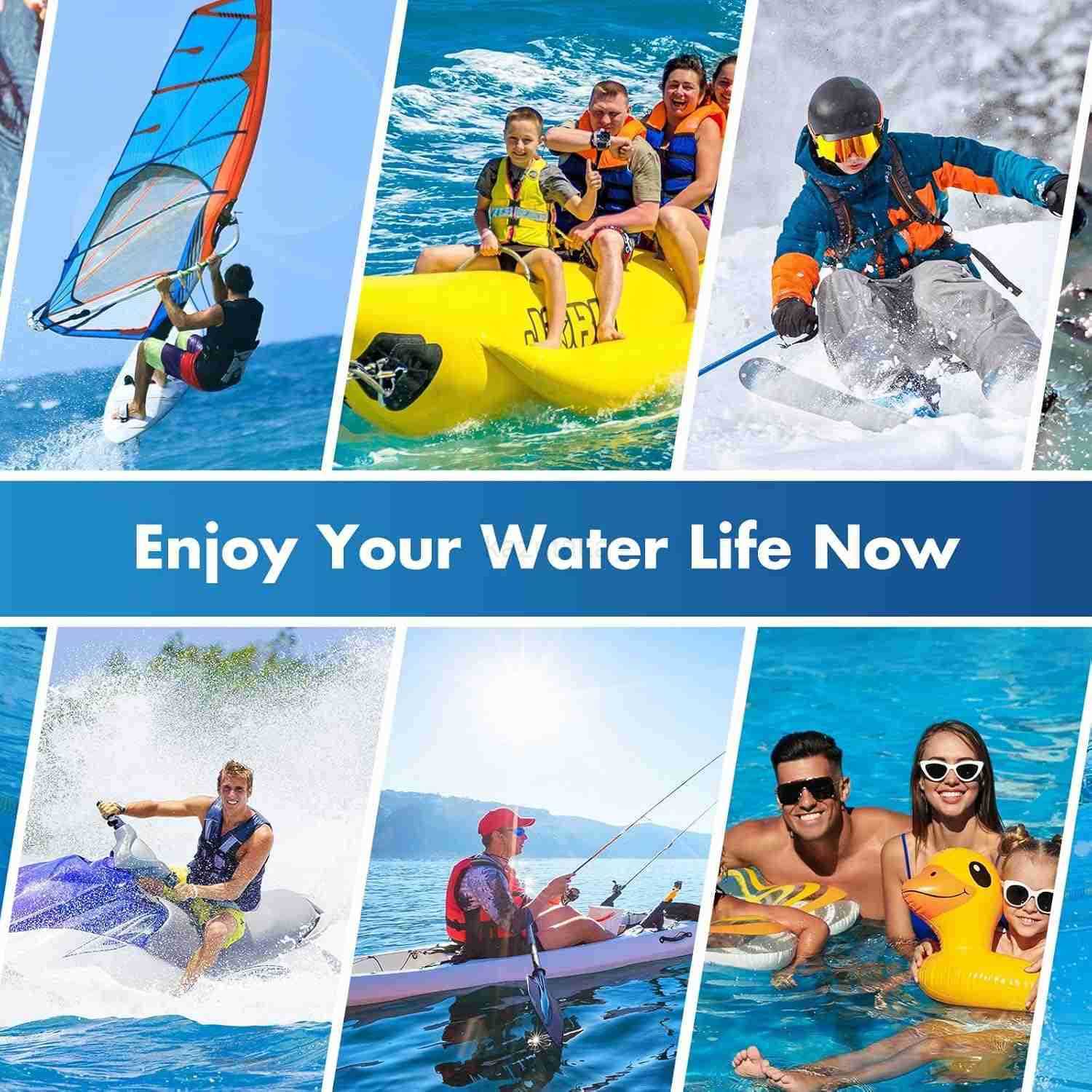 Floating Waterproof Phone Pouch 2 Pack IPX8 Waterproof Phone Case Dry Bag KayakBeachCruise Travel Essentials Water Proof Pouch for iPhone 16 15 Pro Ma