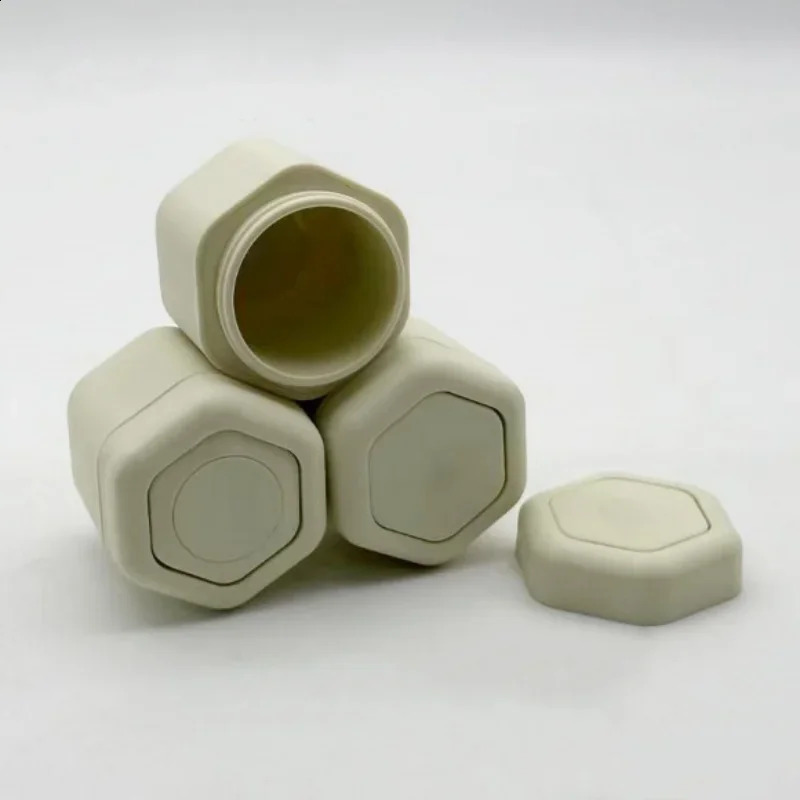 3pcs Travel Magnetic Containers Body Care Capsule Set with Lids Carry on Essential Storage Capsules 250910