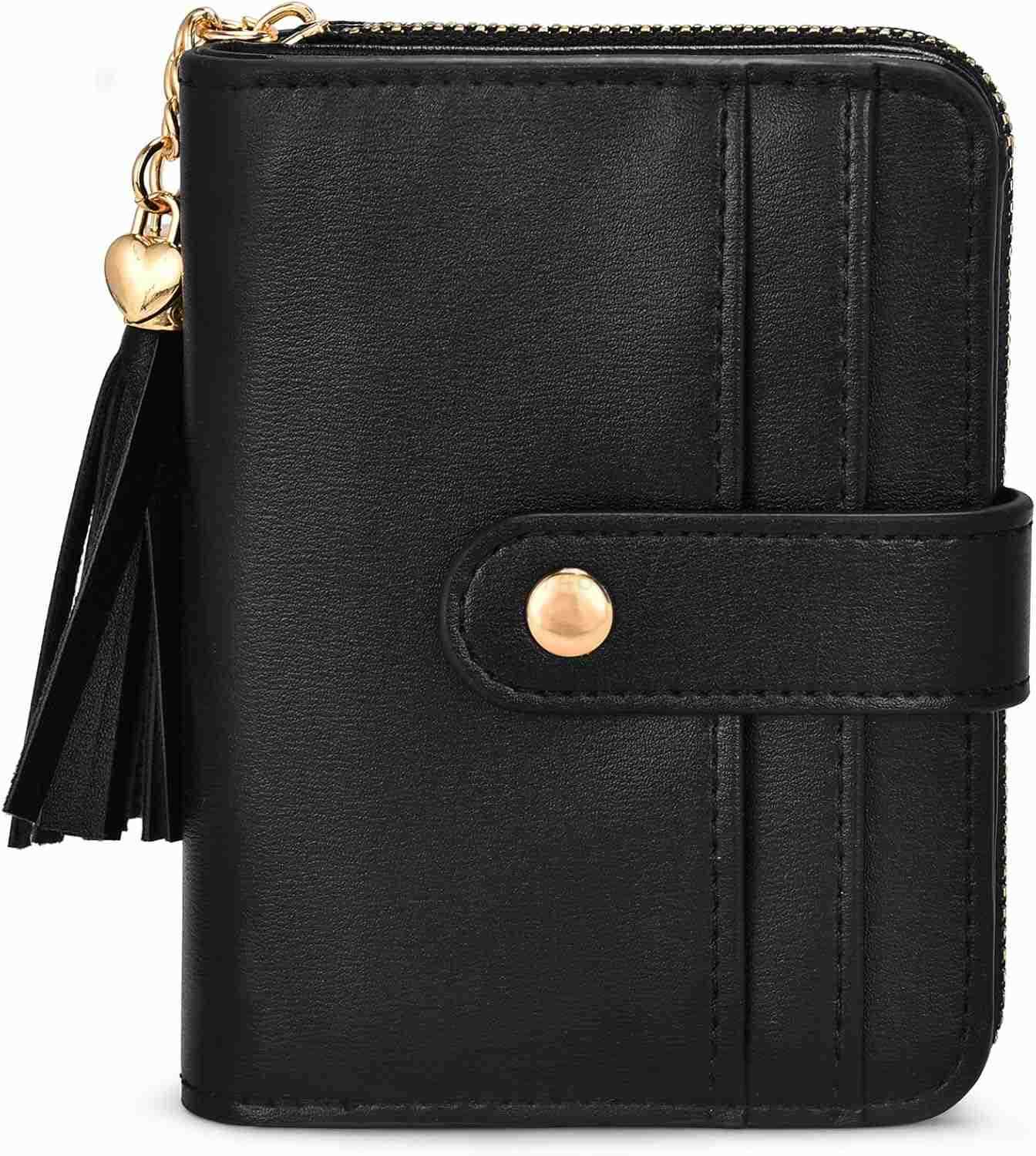 Wallet Women Small RFID Blocking Bifold CARD Wallets with ID Window and Tassel Zipper Coin Pocket Ladies WalletZ250910