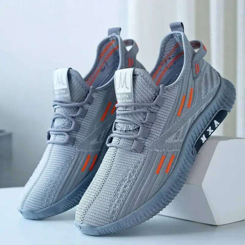 Outdoor Men's Shoes Soft Soled Casual Shoes for Men Fall Winter Mesh Breathable Mens Sneakers Male Running Shoes Tenis Masculino