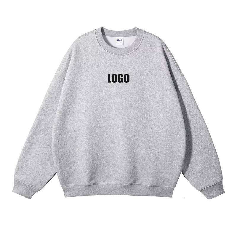 Oversized Drop Shoulder Sweater Pullover Without Hood Men's Hoodie