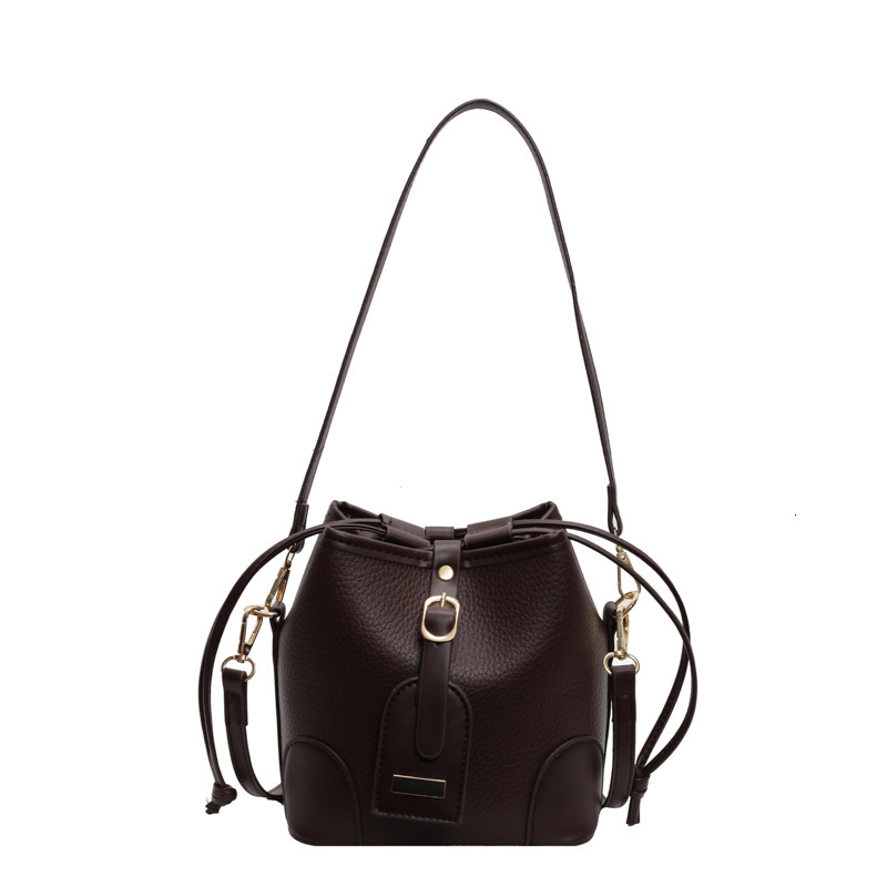Free shipping designer This Year Trendy Fashion High-End Niche Bucket Bag Early Autumn New Women Bag Textured Simple Shoulder Bag Crossbody Bag