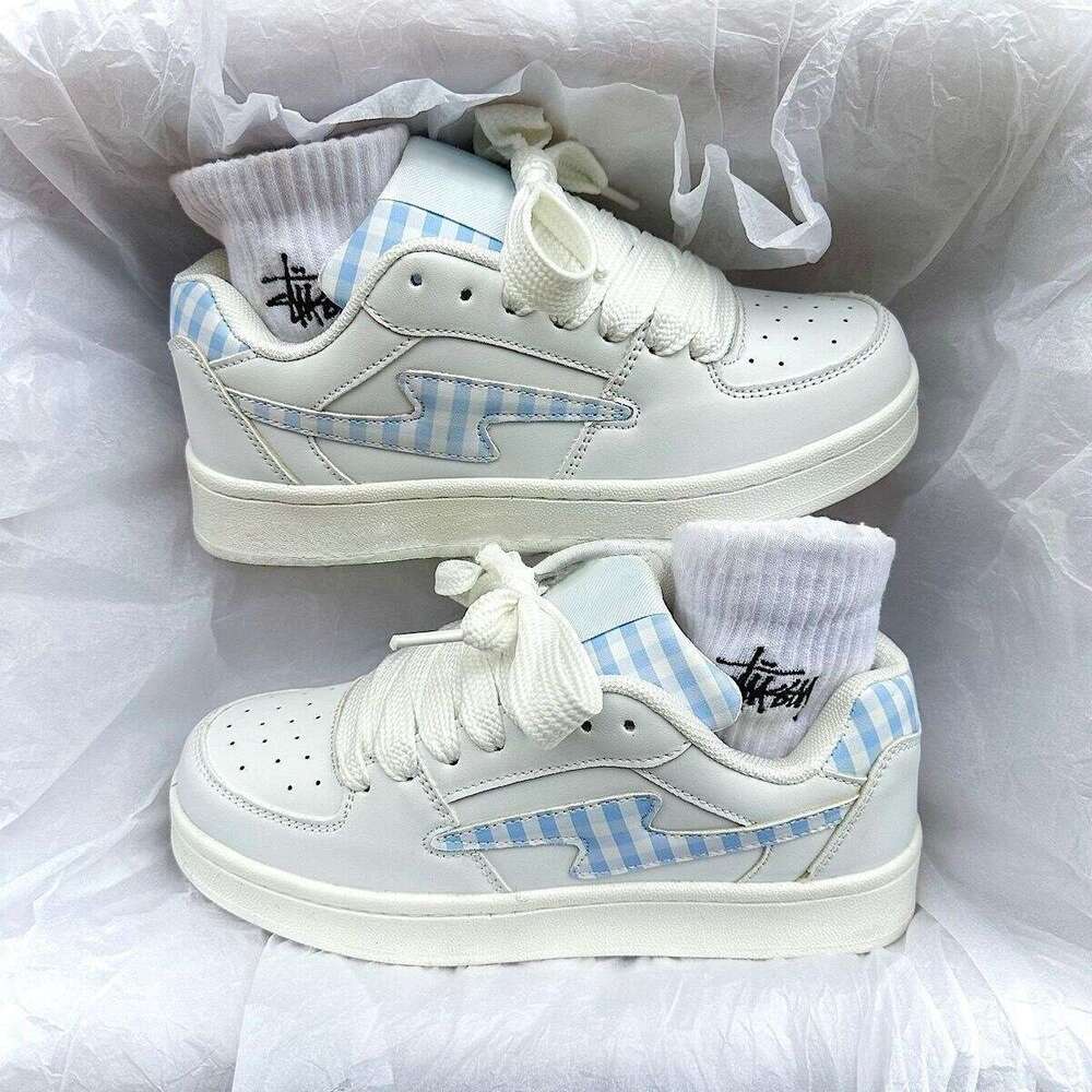 Korean Style Women's Sneakers 2025 New Spring and Autumn Height-Increasing Thick-Soled White Versatile Chic Shoes Student Loafers