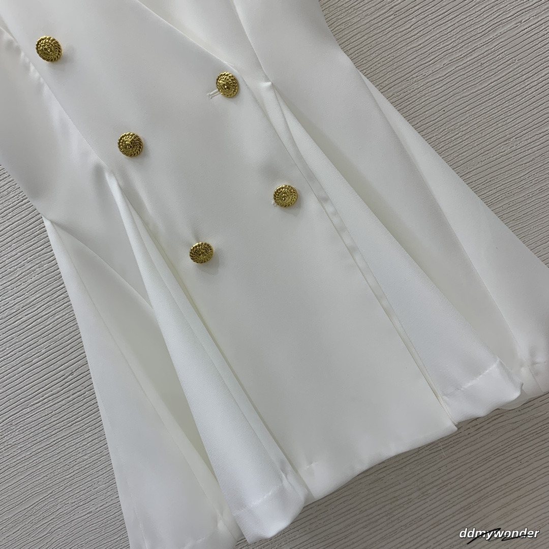 Ba1 Main Women's 2024 New Womens Designer Brand Street Style Dress Clothing For Women Sexy Birthday Dresses Metal Buttons ddmywonder ddmywonder d