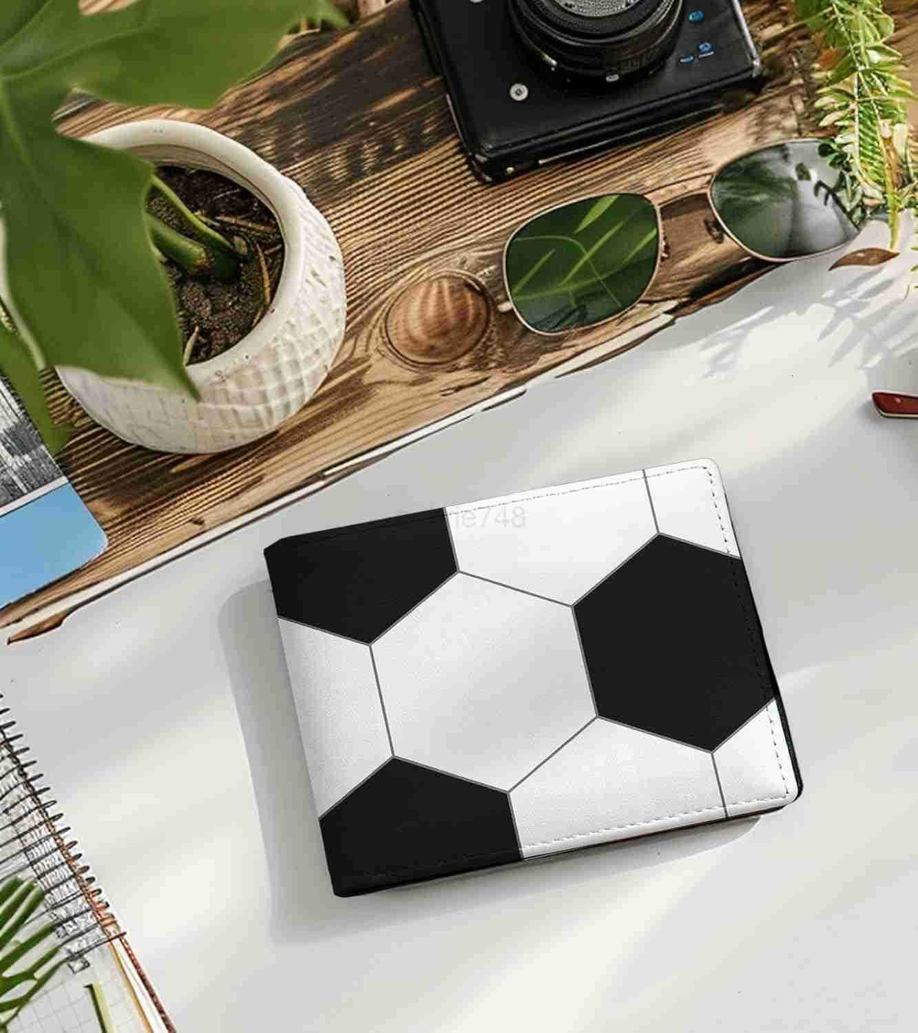 CARD Holder Wallet Rfid Blocking boys Bifold Teen Cool Cute for CAsh with ID Window Cardholder Teenage Teenager SoccerZ250910