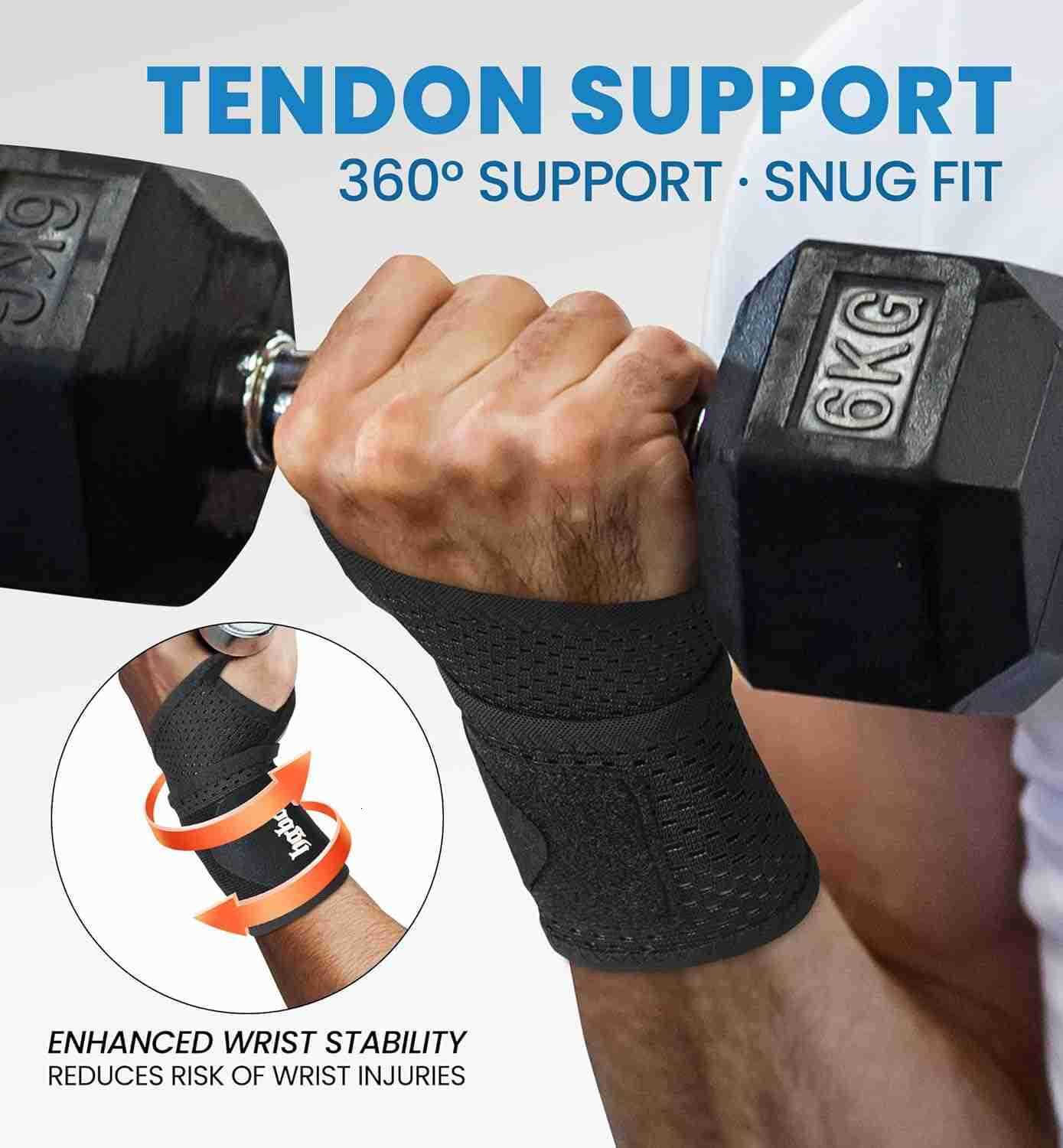 2Pack UltraThin Wrist Braces Breathable Comfort Mesh Fabric Support for Pain Relief Ideal for Carpal Tunnel Tendonitis Sports Fitness and Daily Use Ad