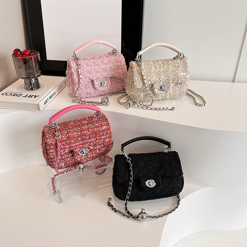 2025 New Fashionable Handheld Small Square Bag Designer Single Shoulder Women's Crossbody Bag