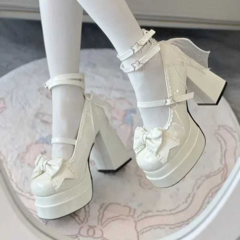 Night Club Platform Women Lolita Pumps Fashion Shallow High Heel Shoes 2025 Spring Autumn Ladies Outdoor Stripper Shoes W250910