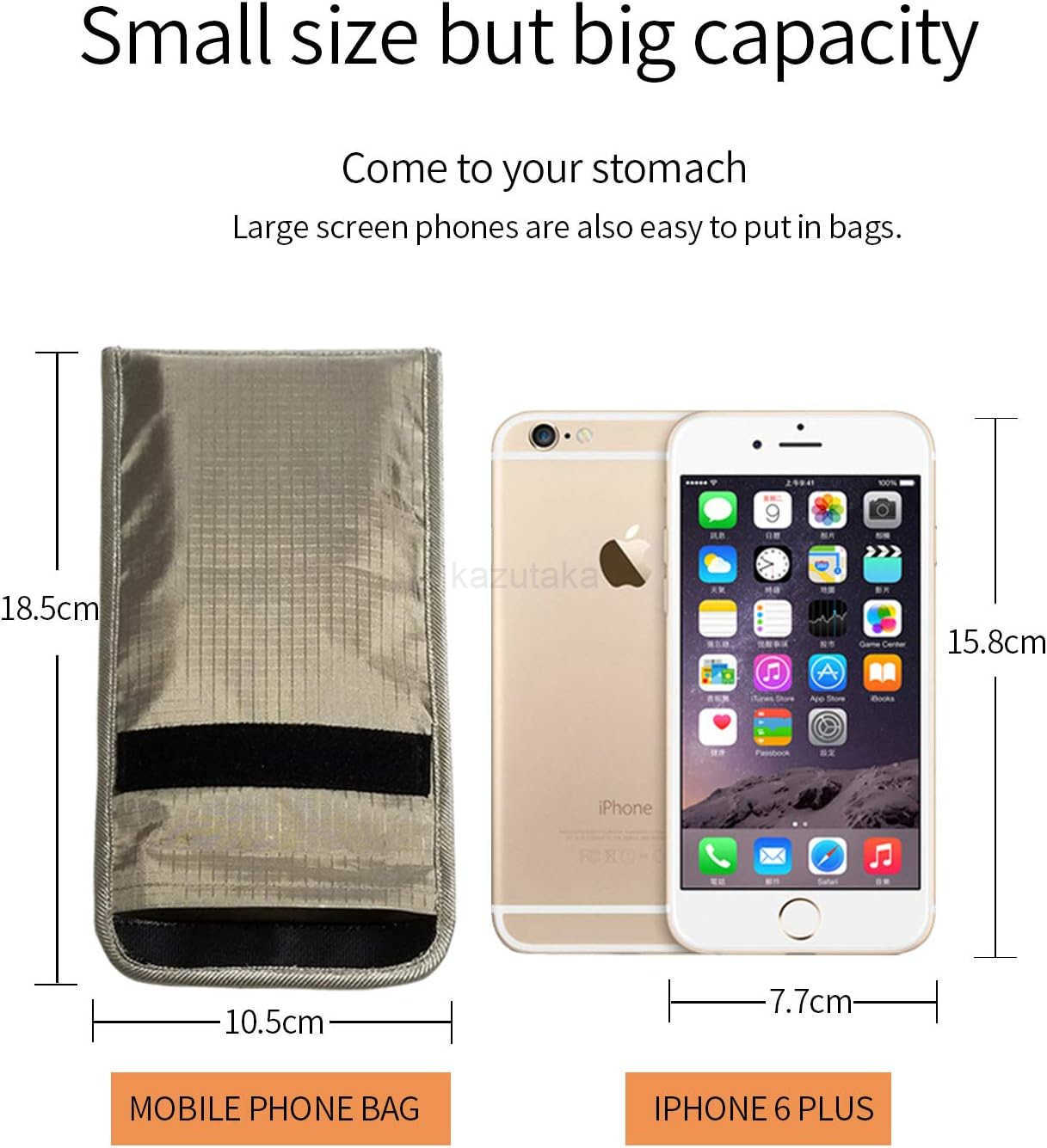 Security Pouch Cell Phone AntiTracking AntiSpying GPS RFID Signal Blocking Bag Shielding Pouch Wallet Case for Cell Phone Privacy Protection Z250910