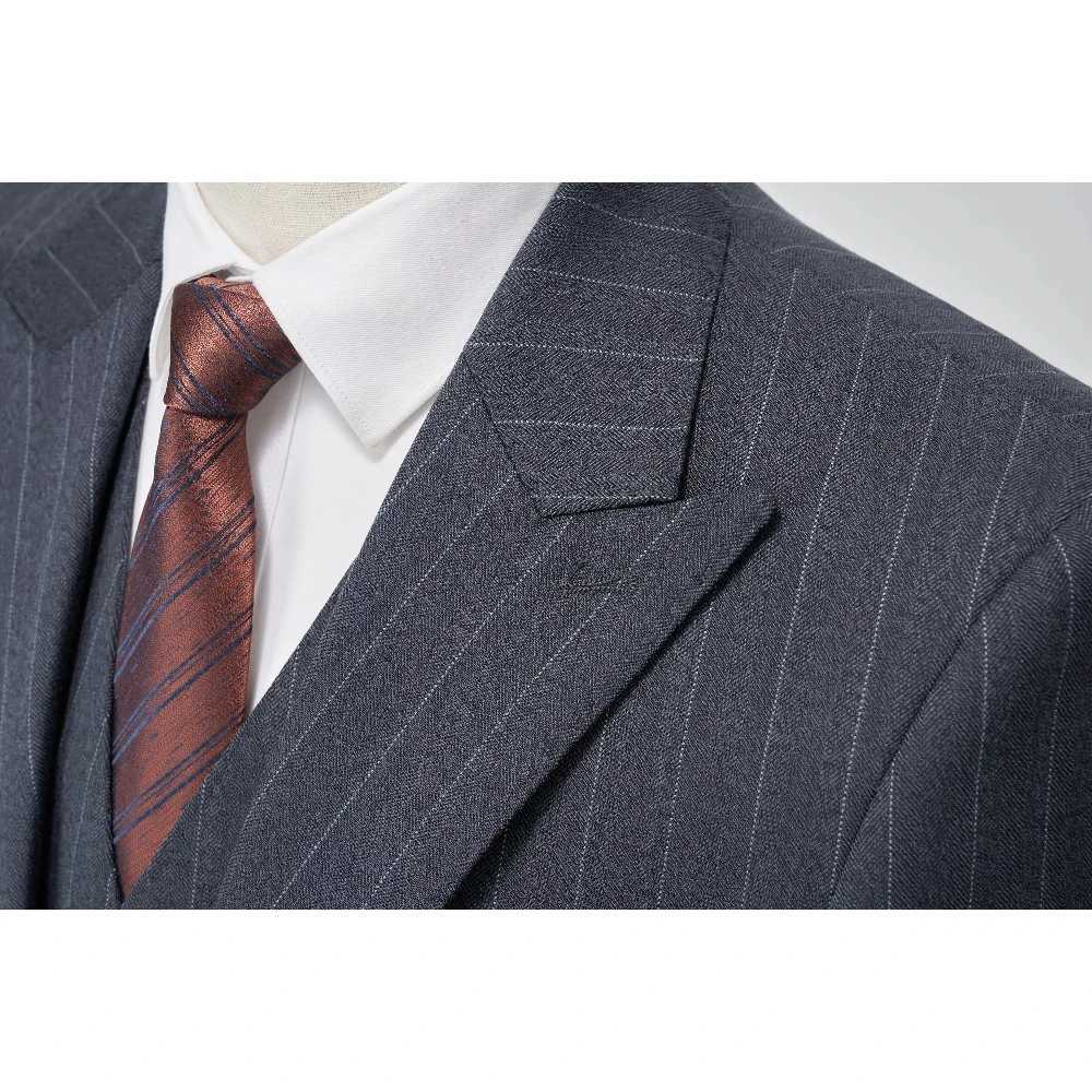 2025 Muscular Groom Suits US Sizes 3D Tailored Italian TR for Broad Shoulders Wedding Business Set with Adjustable Trousers W250910