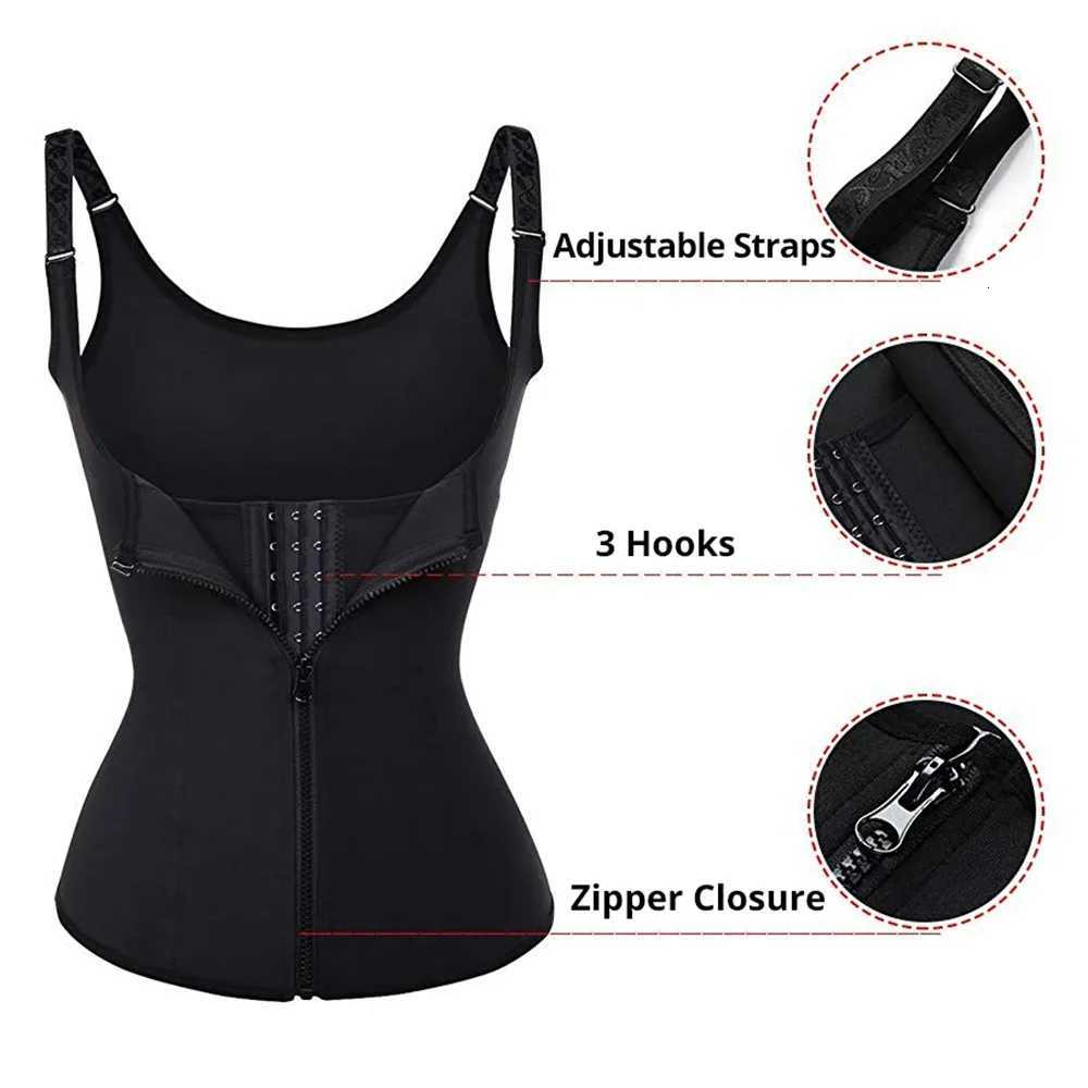 Waist Tank Top For Women Zipper Body Shaper Tummy Control Sleeveless Top Womens Activewear Body Shaping Underwear W250910