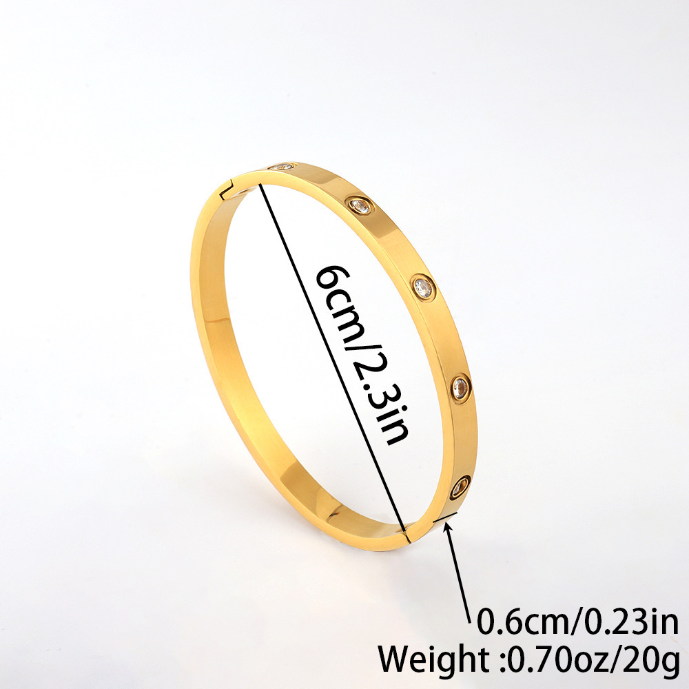 Classic Designer Bangle Luxury Bracelets Women's Fashion Jewelry Diamond Couple Style Men's Wedding Accessories Trendy Fashion Party Gifts C