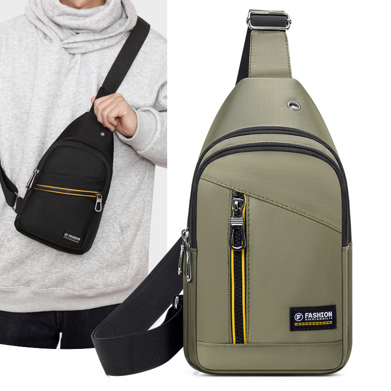 Foreign Trade Large Capacity Designer Bag Men S Luxury Bag Chest Bag New Simple Fashion Single Shoulder Bag Lightweight Casual Versatile Crossbody Fre