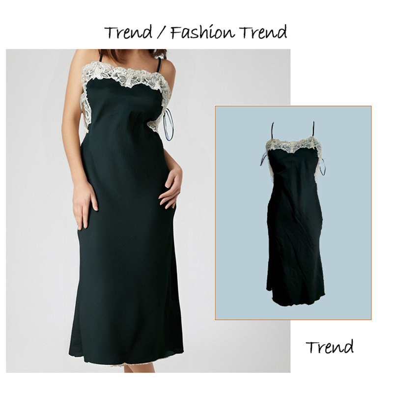 Urban Sexy Dresses Women's Dark Green Spaghetti Strap Maxi Dress with Lace Trim, Elegant Summer Party Dress