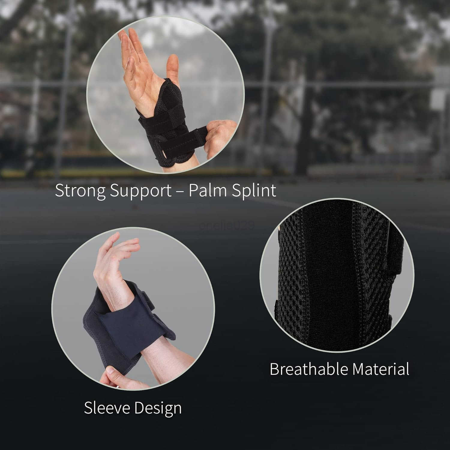 Wrist Splint for Carpal Tunnel Right Left Hand Wrist Support for Women and Men Daytime and Night Use Wrist Brace for Pain Relief and Arthritis Left Wr