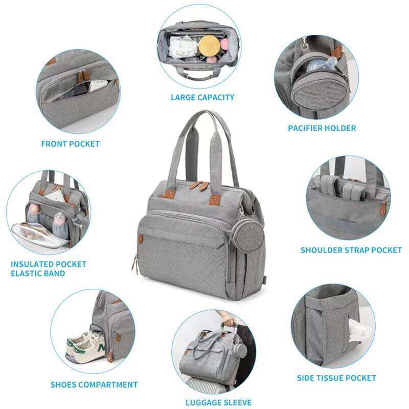 Mommy Large Capacity Multifunctional Backpack Baby Stuff Nursing Diaper for Newborn Outdoor Travel Maternity Bag