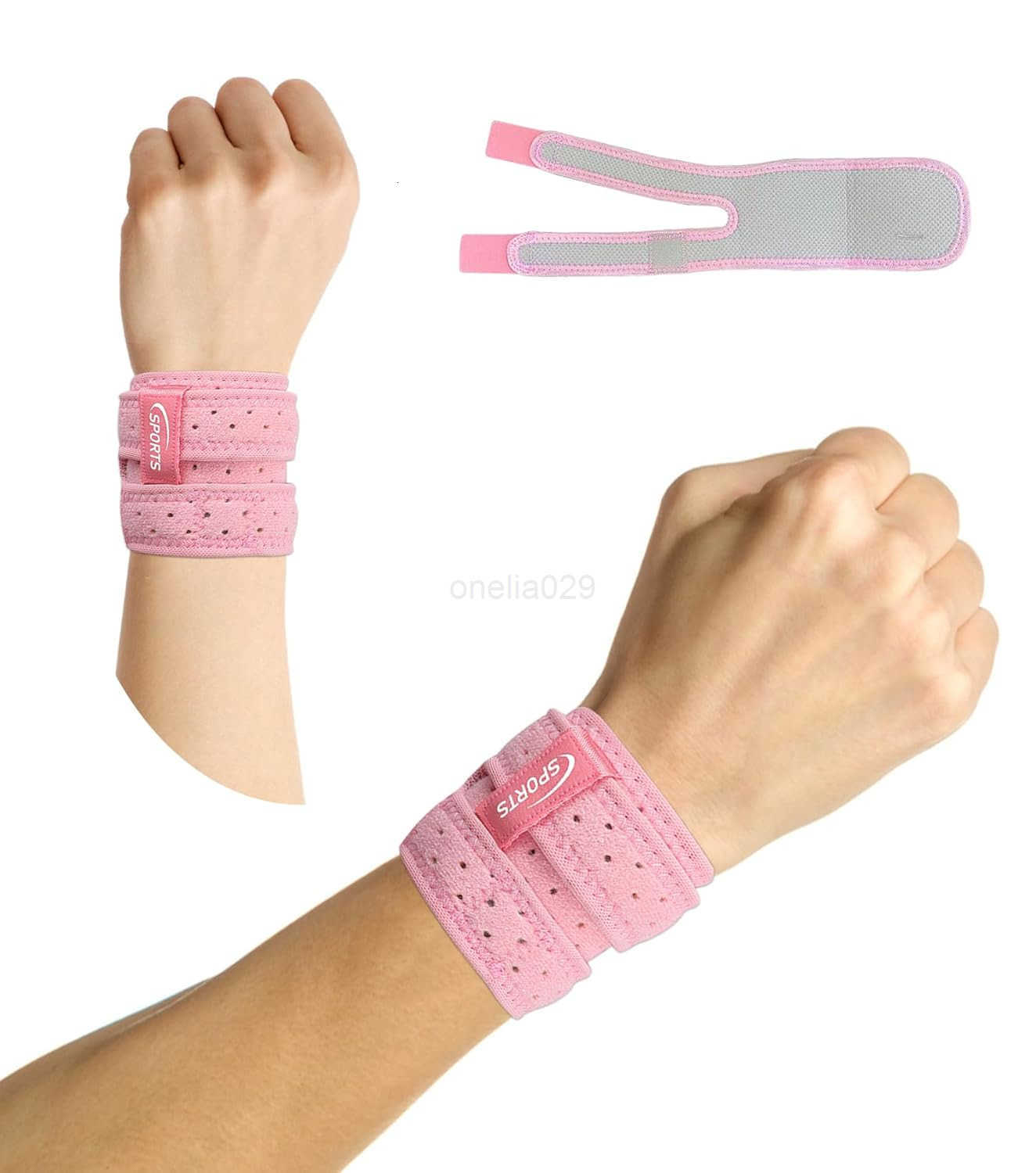2pcs TFCC Wrist Brace Adjustable Wrist Support for Tendonitis Pain Relief Wrist Straps for Weightlifting Sport Fitness Workout W250910