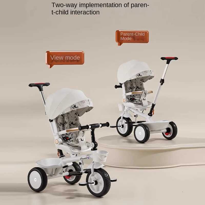 Multifunctional Childrens Threewheeled Pedal Car can Sit and Lie Down Twoway Large Baby Stroller 16 Years Old Bike W250910