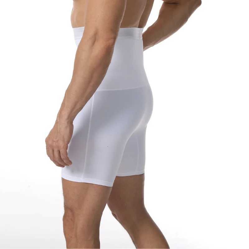 Mens Tummy Control Shaping Shorts with Silicone Grip Waistband High Waisted Seamless Pouch Design Comfortable Underwear W250910