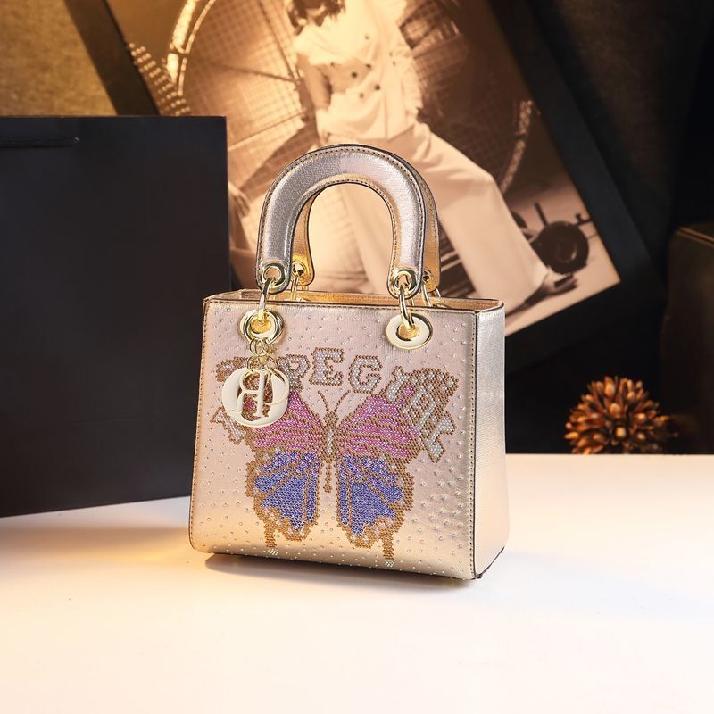 Butterfly ladies' bag 2025 new fashion designer shoulder crossbody bag