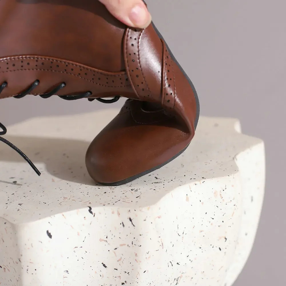 Victorian Boots For Women Vintage Granny Boots Cosplay Costume Shoes Renaissance Ankle Boots High Heel Lace Up Booties With Zip 250910