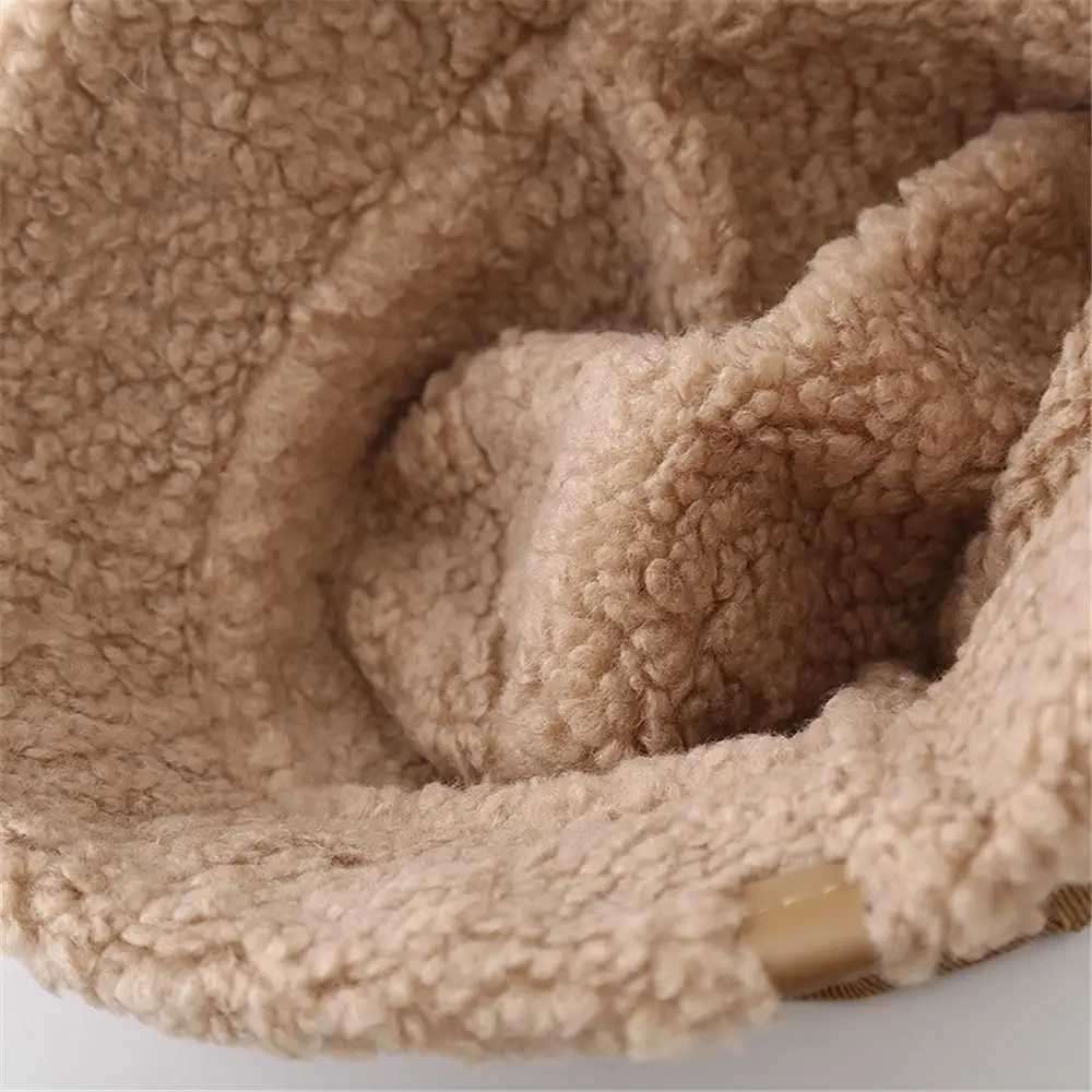 Tren Lambswool Winter Bucket Hat Thickened Soft Fisherman C Warm Corduroy Beanies C for Casual Trips Sports SkiingXJ250910
