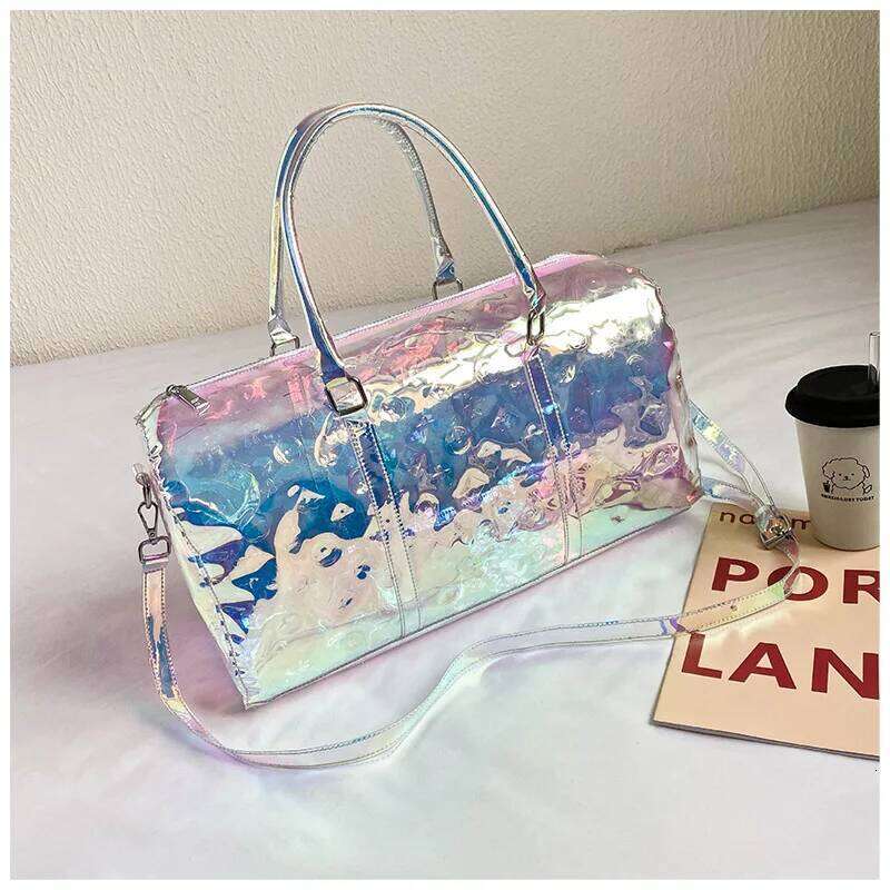 Hot Selling Ladies New Color Transparent Jelly Large Capacity Shoulder Shopping Handbag Waterproof Storage Portable Travel Bag Designer Bags