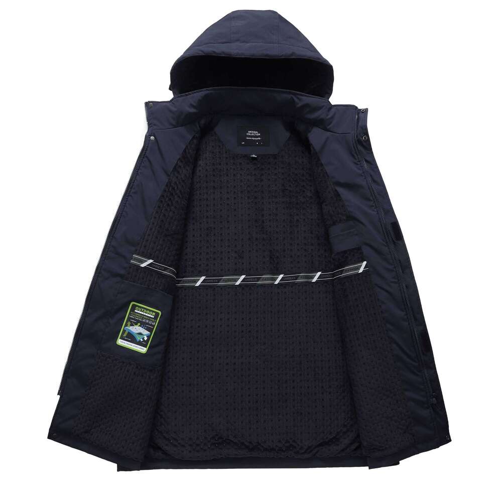Parka Men Windbreak Plus Thick Warm Windproof Fur Coats Male Military Hooded Anorak Men's Winter Jackets