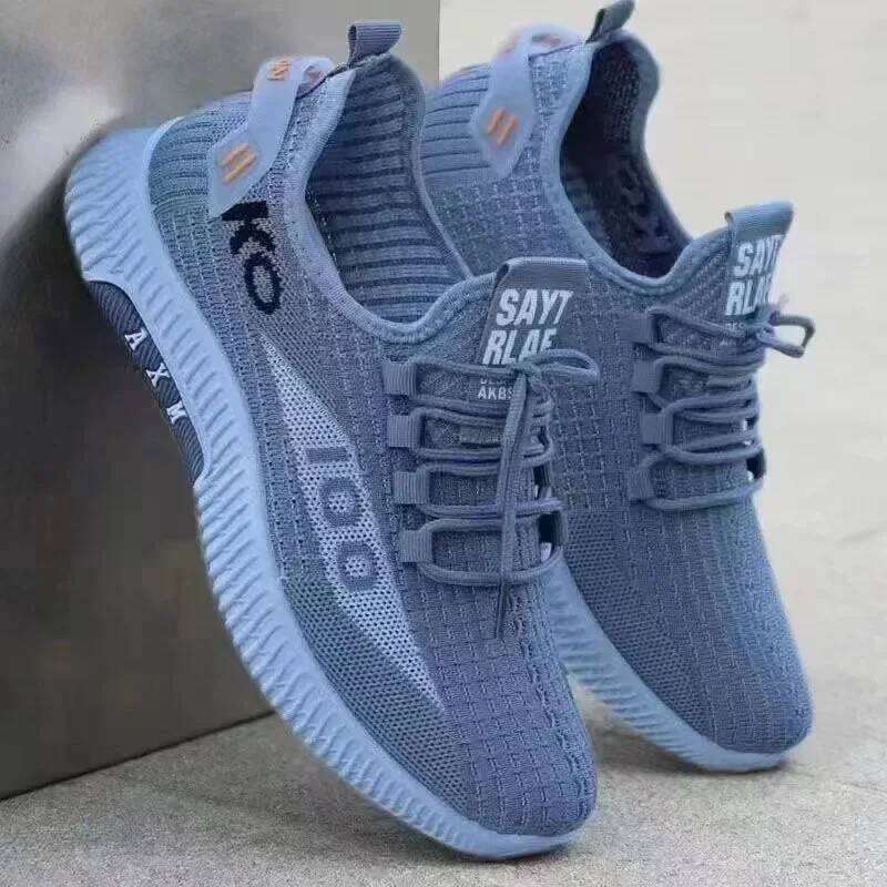 Summer New Casual Shoes Men's Breathable Mesh Sports Shoes Light and Comfortable Trendy Sports Shoes Zapatos De Hombre