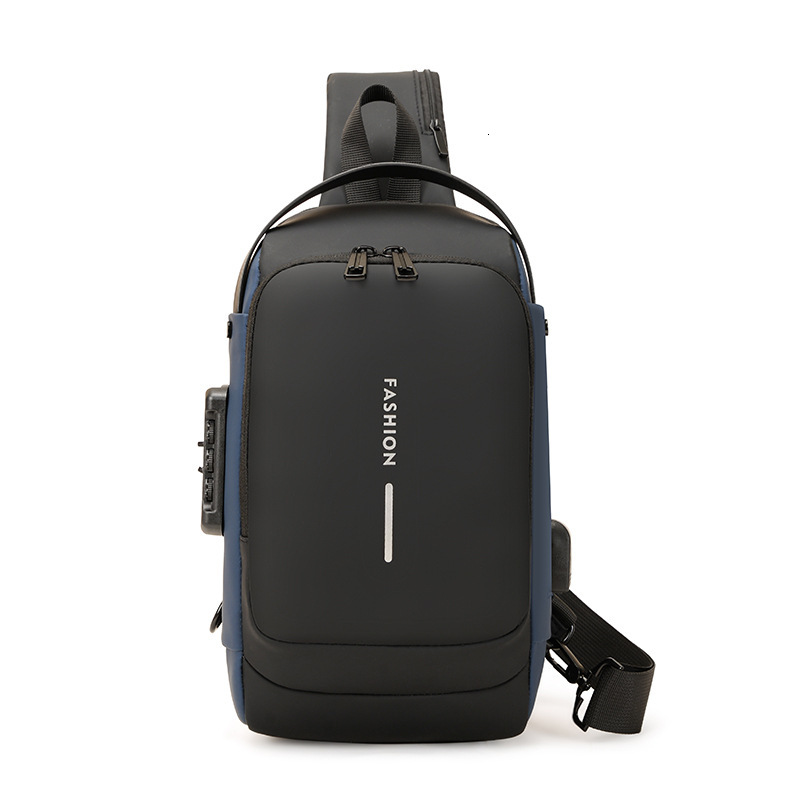 Men S Chest Bag With Free Shipping Combination Lock Luxury Bag Motorcycle Bag Platform Hot Selling Crossbody Bag Large Capacity Anti Theft Designer Ba
