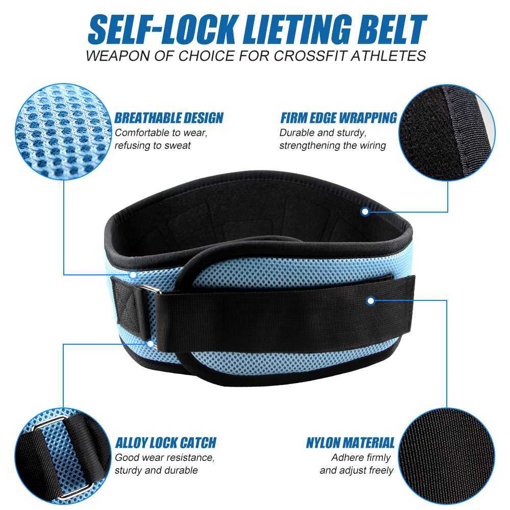 1pcs Weight Lifting Belts for Men and Women Weight Lifting Core Lower Back Support Workout Waist Belt for Weightlifting W250910