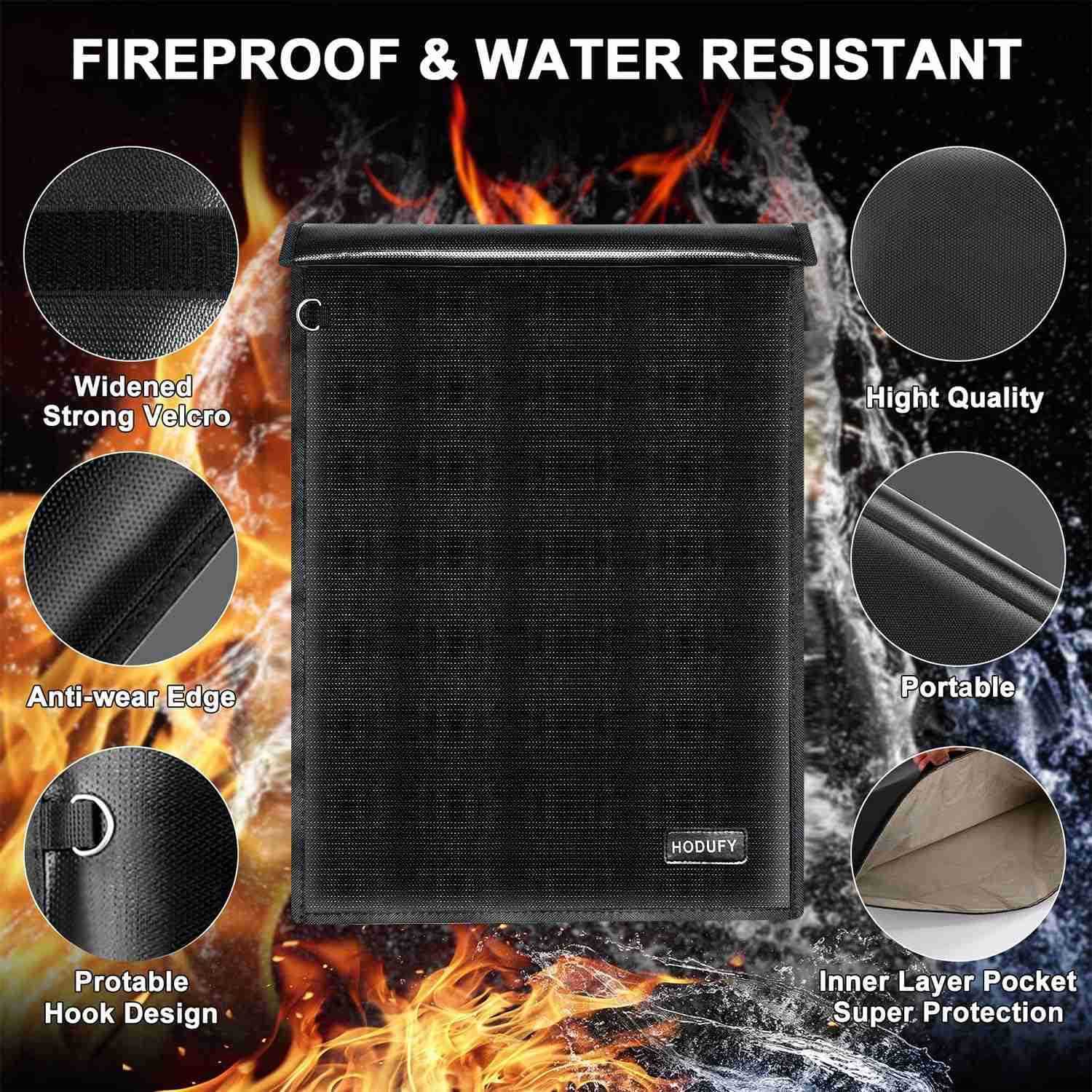 Bag 15 x 10 inches Faraday Cage Cell Phone Signal Jammer Faraday Key Fob Protector RFID Faraday Pouch Signal Blocker AntiTheft Pouch AntiHacking Case 