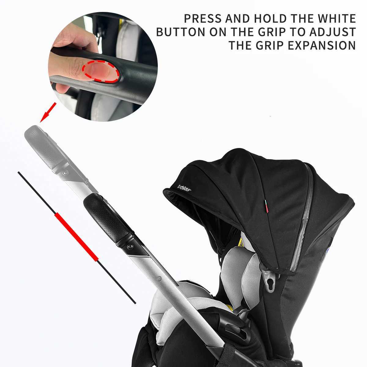 Newborn travel car lightweight and foldable adjustable handle can be pushed in both directions Can Be Used As A Mothers Da W250910
