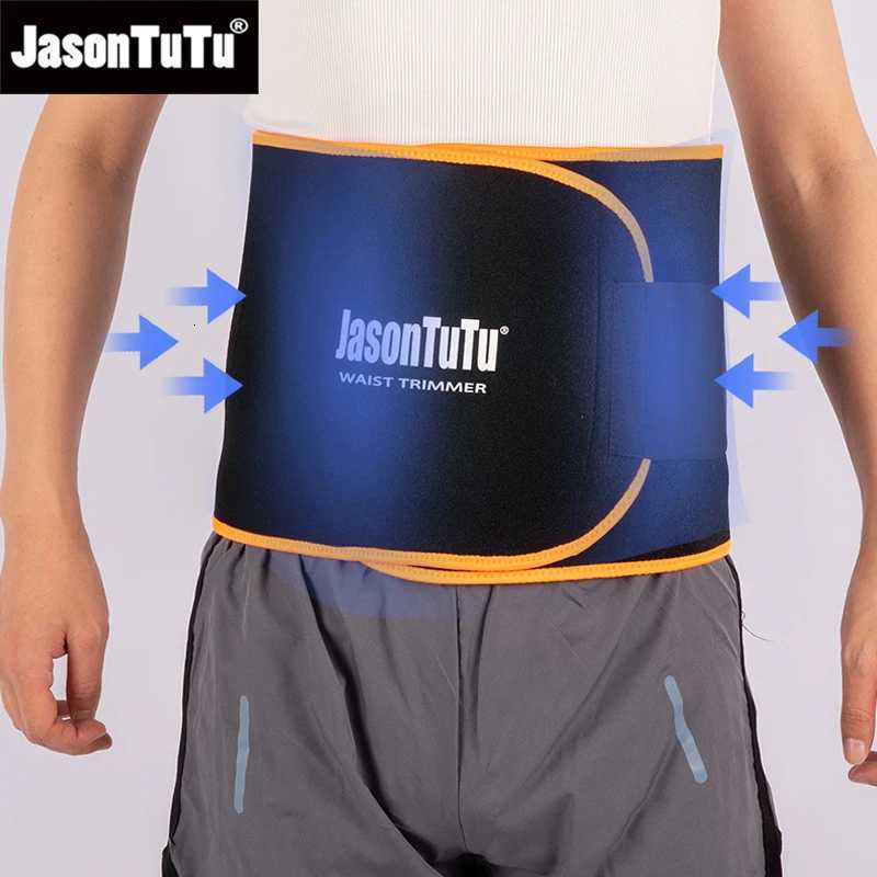 JASONTUTU Neoprene Sport Waist Belt Support Body Shaper Waist Loss Fitness Sweat Belt Slimming Strap Waist Trimmer W250910