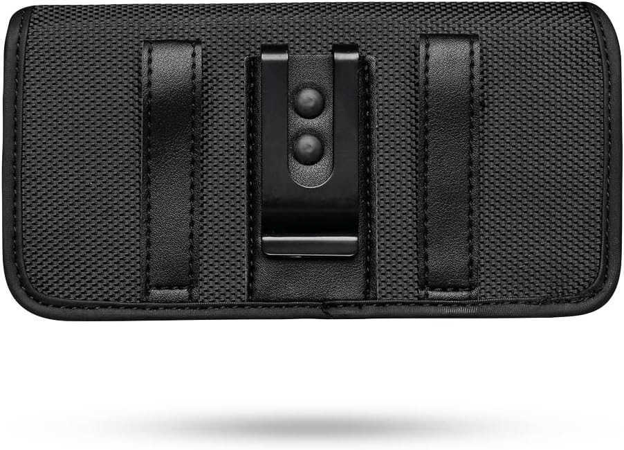 Nylon Cell Phone Pouch Holster Case Bag with Belt Clip for iPhone 14 13 12 11 Pro Max Moto S22 S21 S20 Fe Plus Ultra A12 A13 A32 A53 A03s Note 20 Ultr