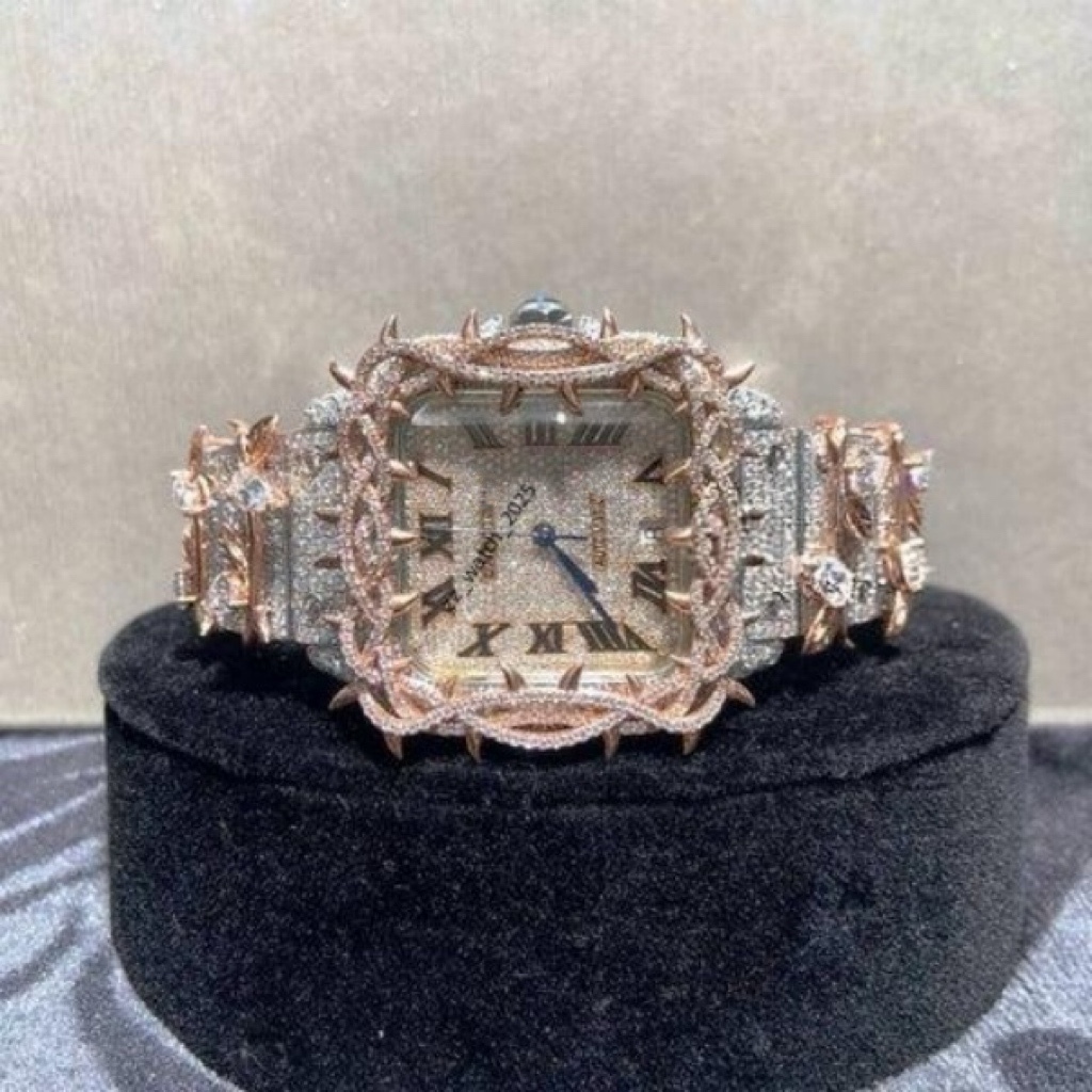 High purity moissanite VVS Precise mechanical watch Top quality A perfect work of art Symbols representing one's identity and status,Start shining Fast delivery