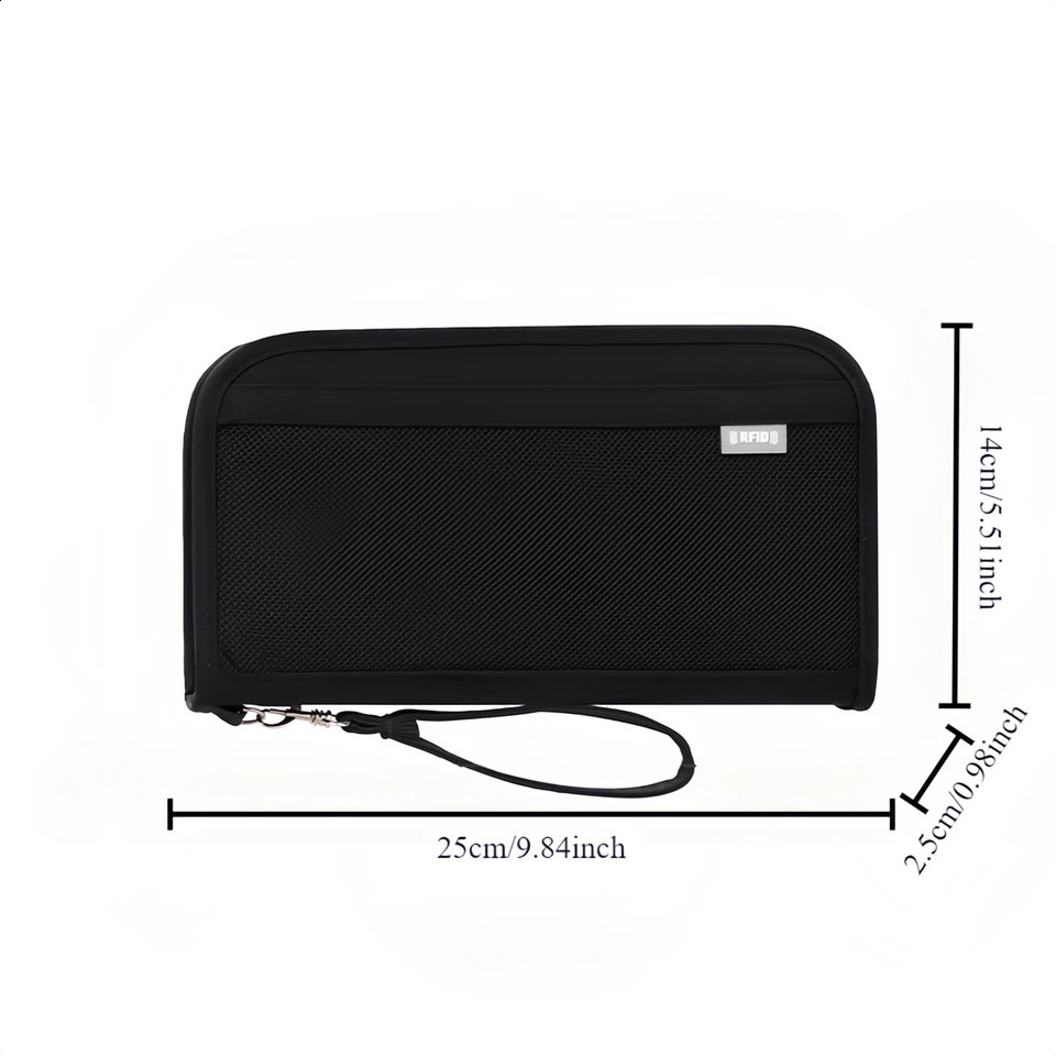 Boarding Passport Ticket Organizer Secure passport wallet with multiple card slots and quick scan ID RFID blockingtan250906