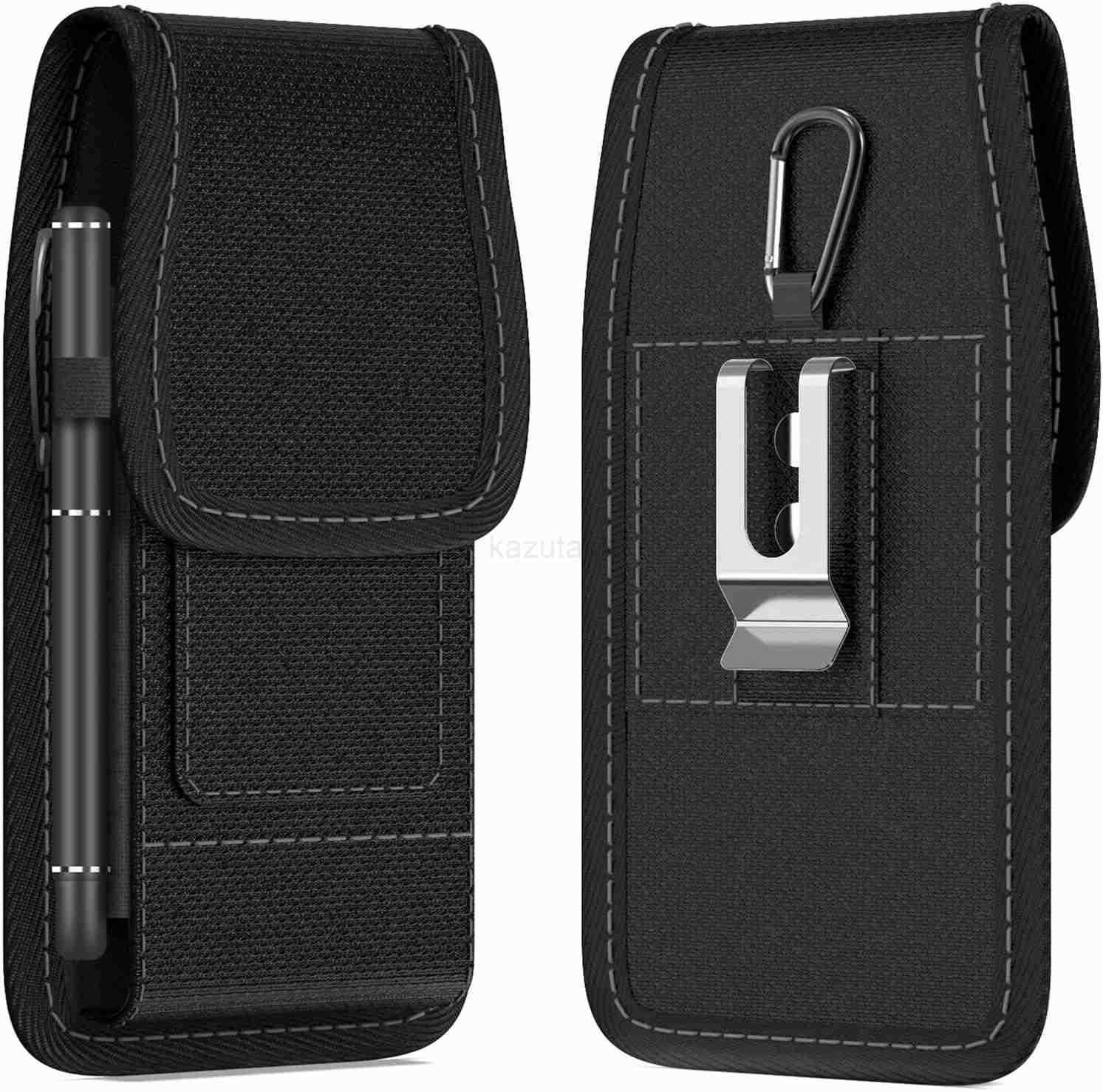 Holster for Google Pixel 10 9 Pro XL 9a 8 Pro 7 Pro 6 ProPixel 7 6 5A 4 XL Cell Phone Case Belt Clip Carabiner Card Holder Vertical Heavy Duty Nylon P